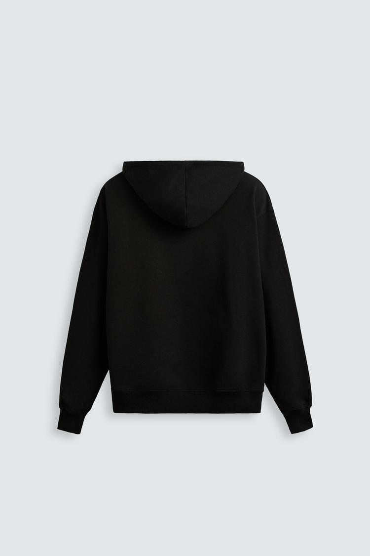 black Oversized Hoodie