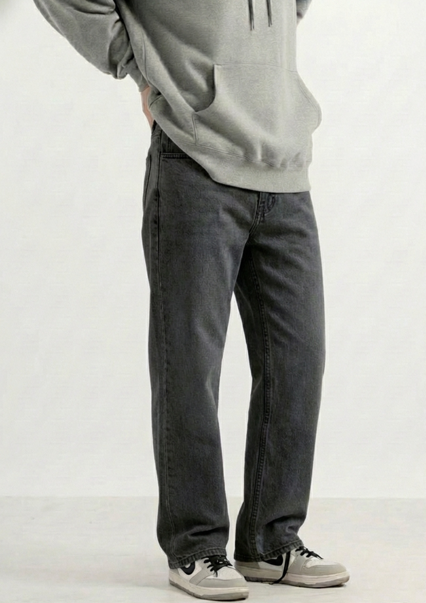 Men's Regular Fit Pack Of 2 - Jeans (Dark gray & Dark blue)