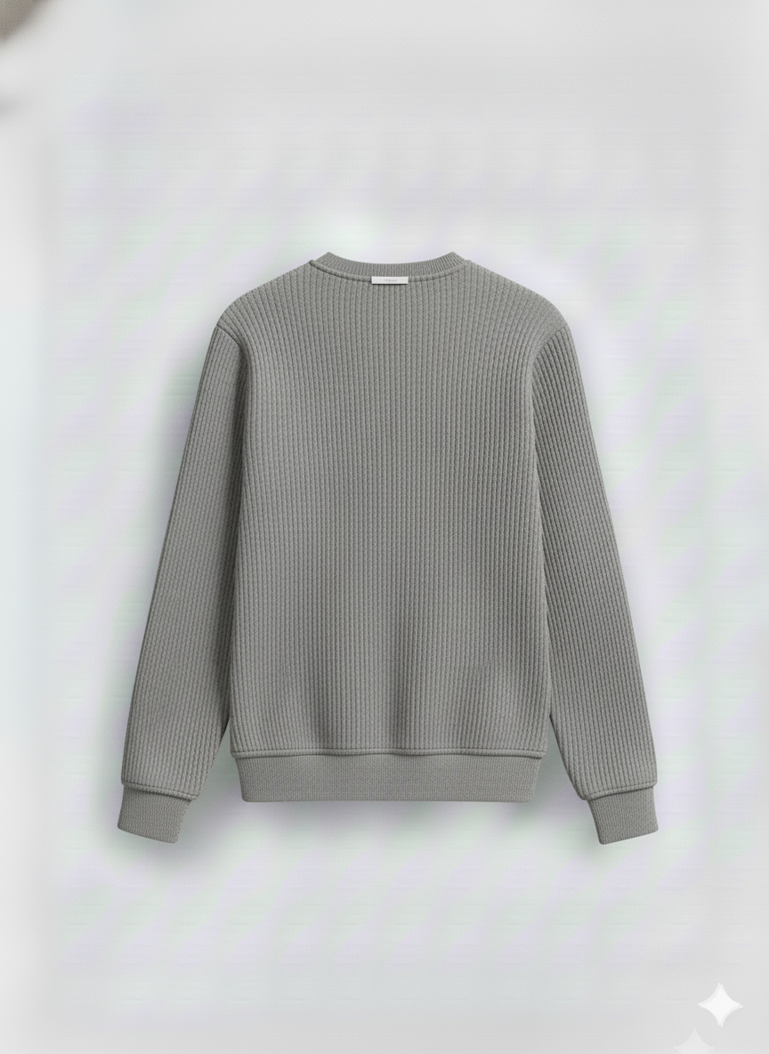 2 Pieces Waffle Knit Henley Pack ( Charcoal + Hader Gray )