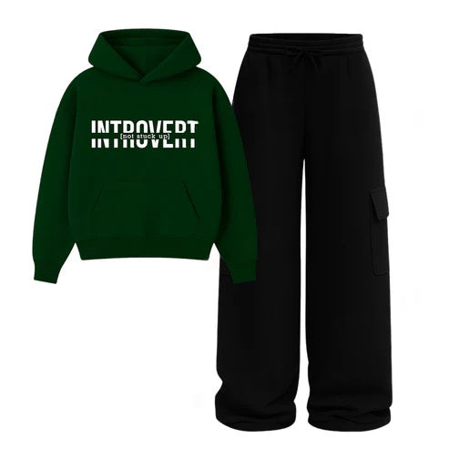 Straight Leg Cargo With Introvert Hoodie