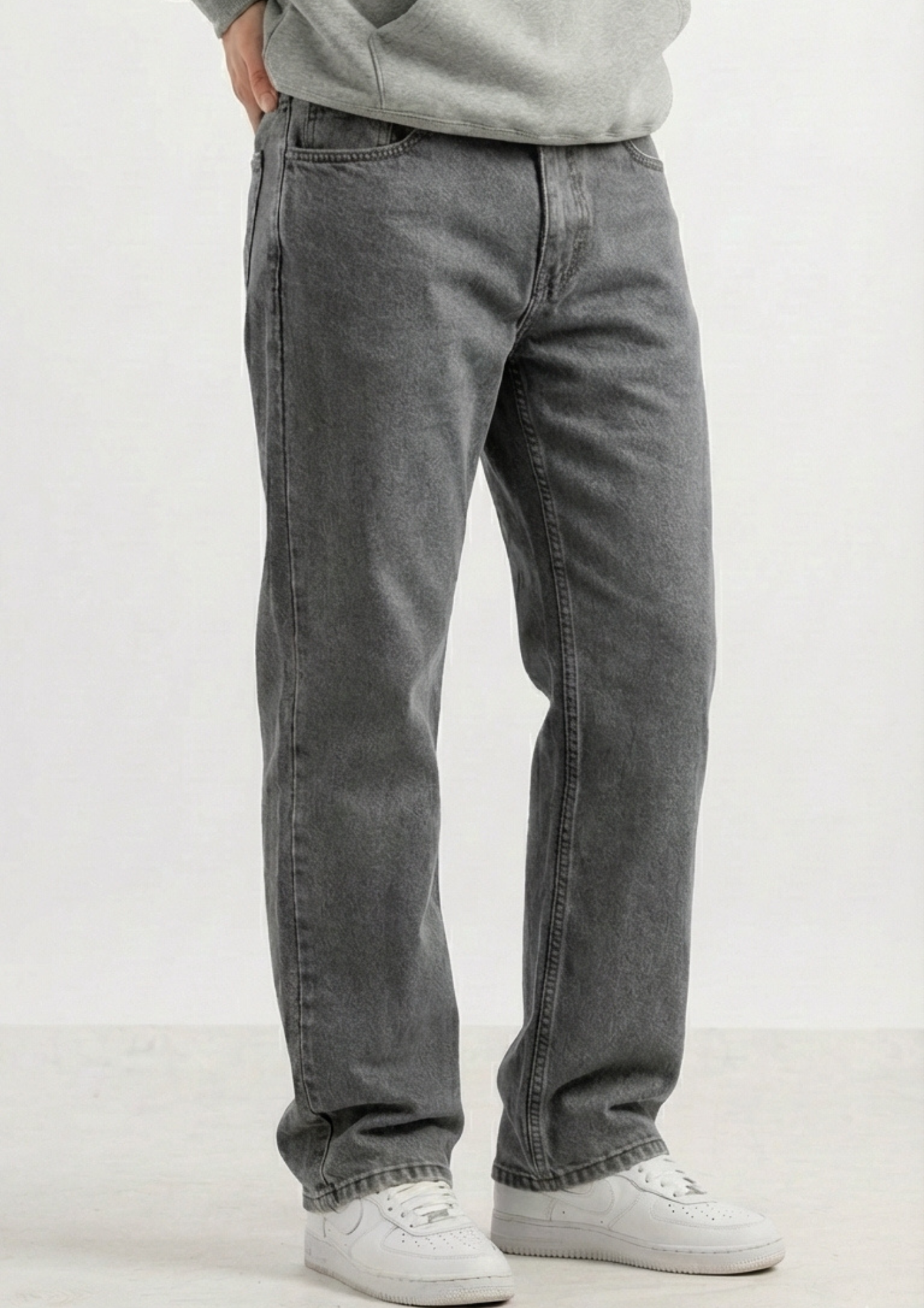 Men's Regular Fit Pack Of 2 - Jeans (Dark gray & Gray)