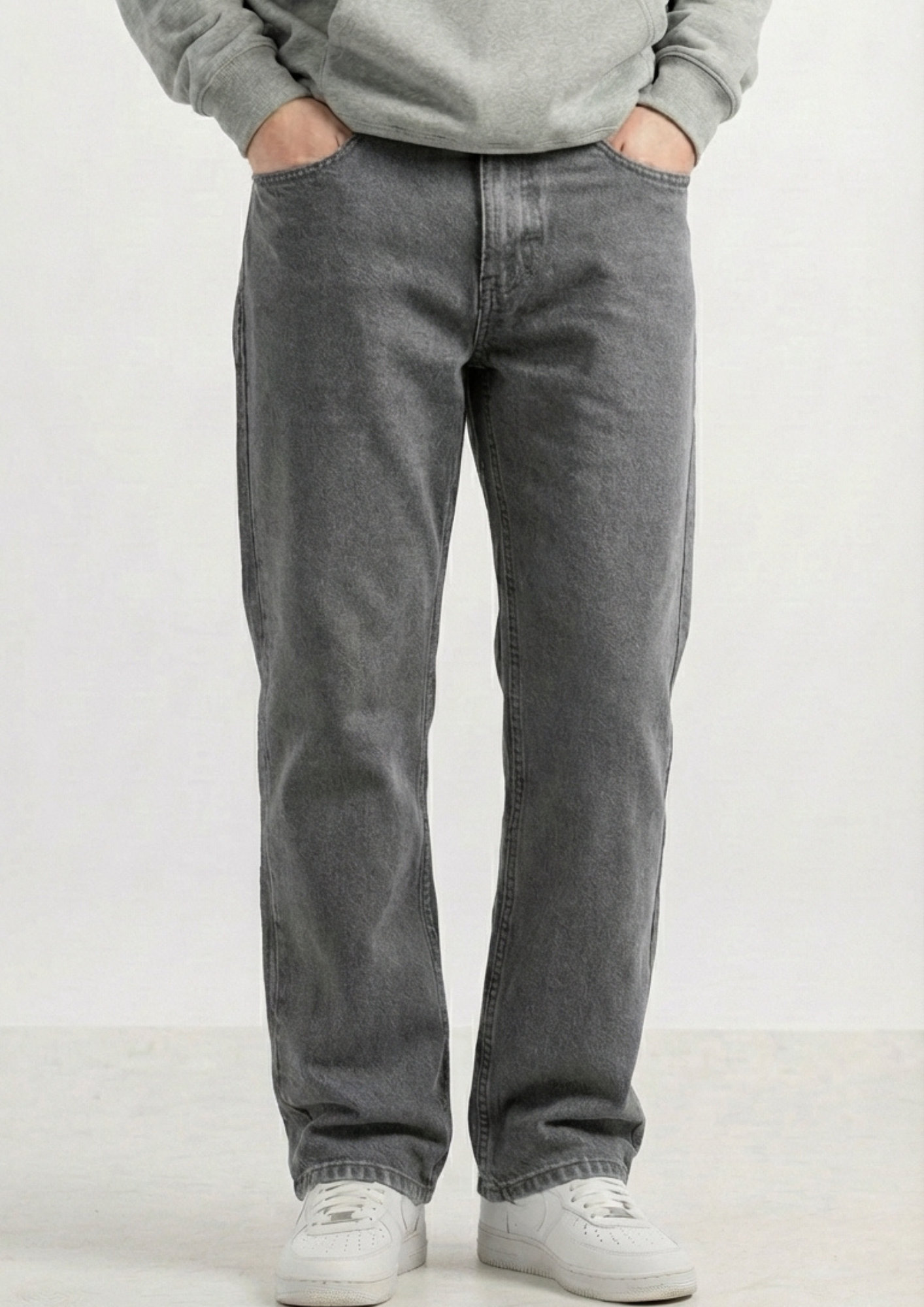 Men's Regular Fit Pack Of 2 - Jeans (Gray & Light gray)