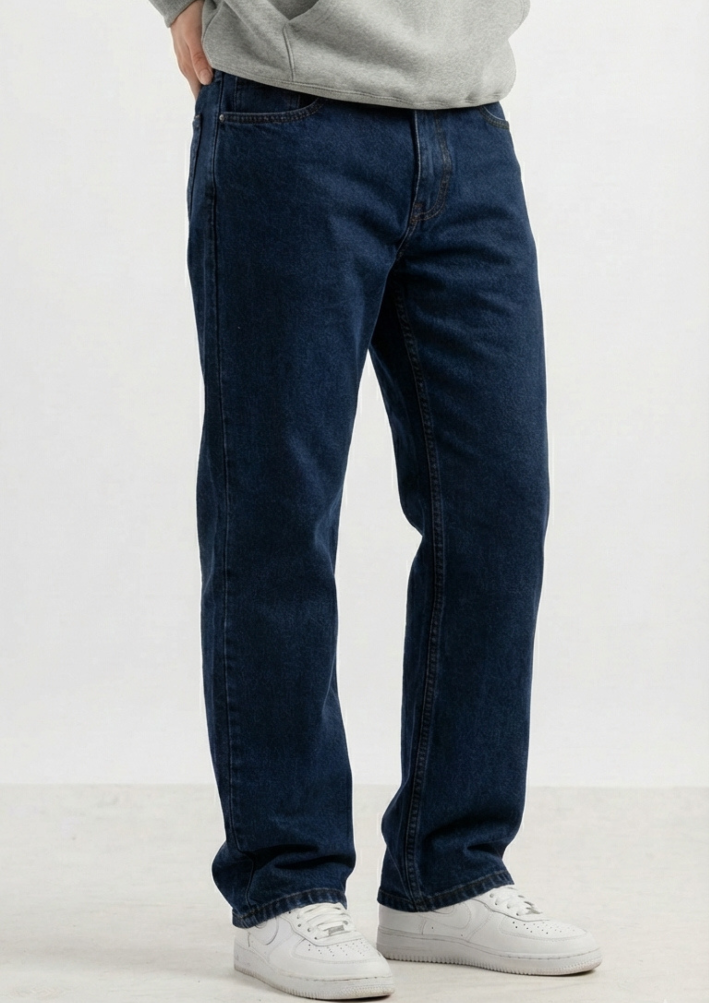 Men's Regular Fit Pack Of 2 - Jeans (Light gray & Dark blue)