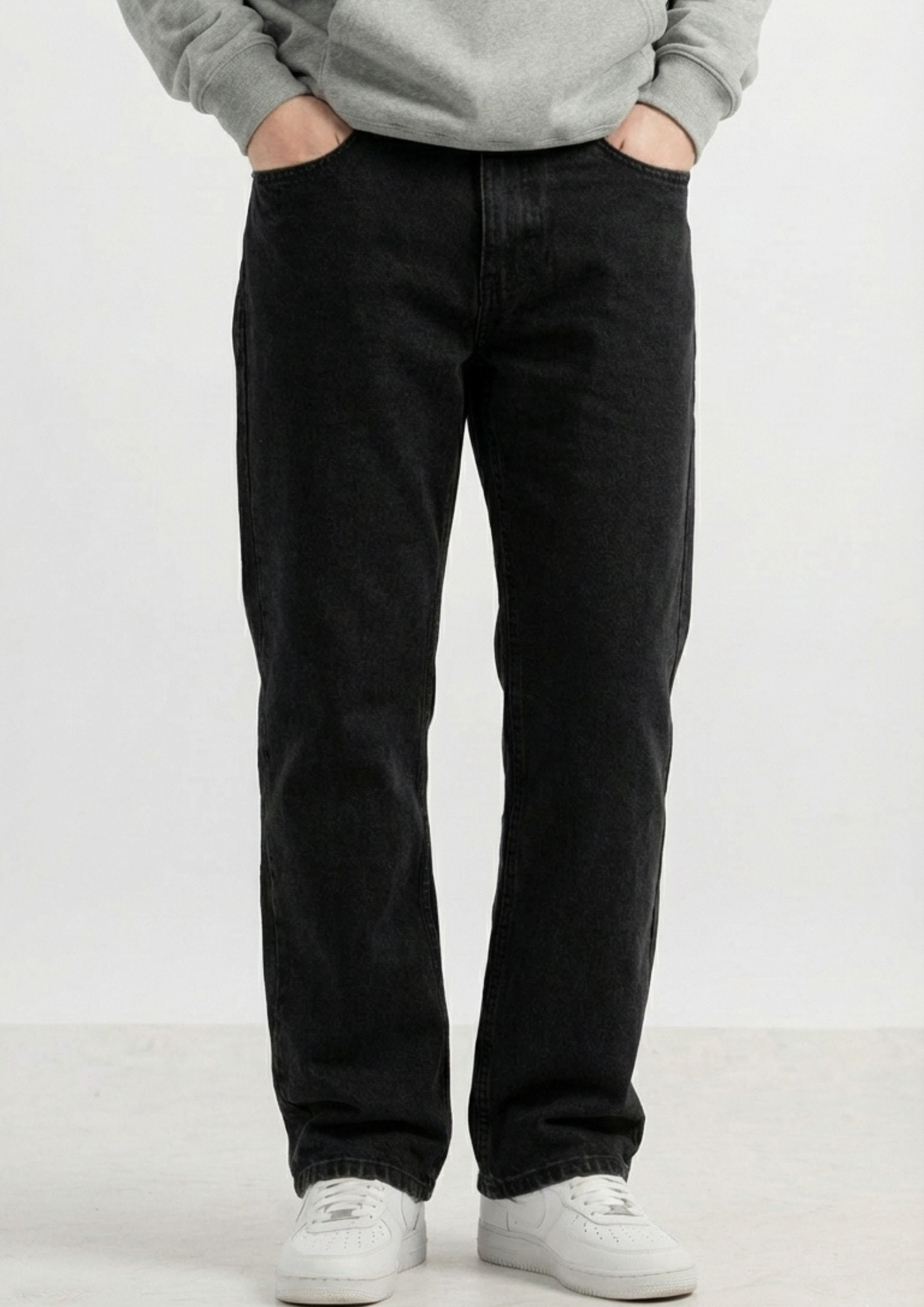 Men's Regular Fit Pack Of 2 - Black Jeans