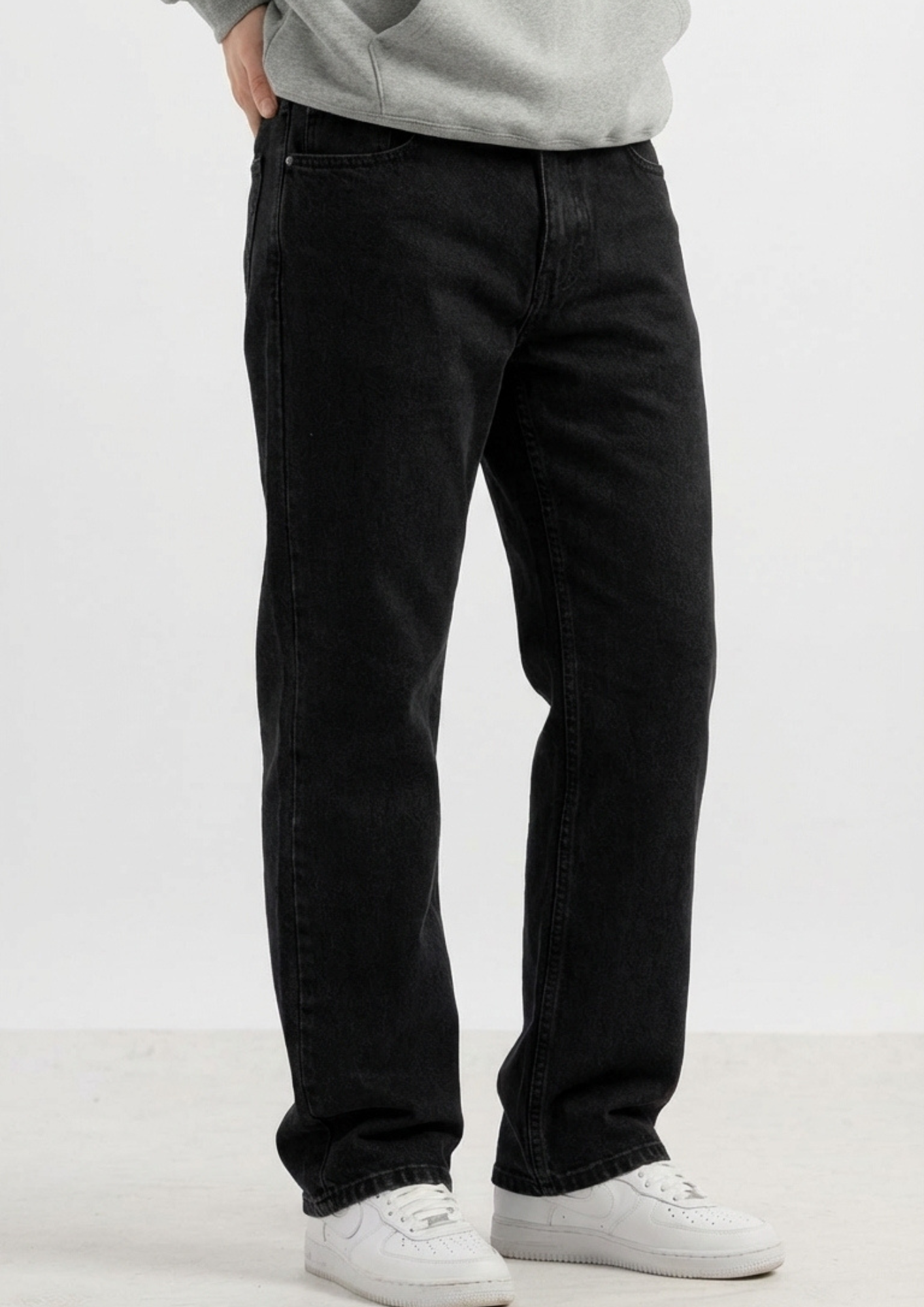 Men's Regular Fit Pack Of 2 - Jeans (Black - Dark gray)