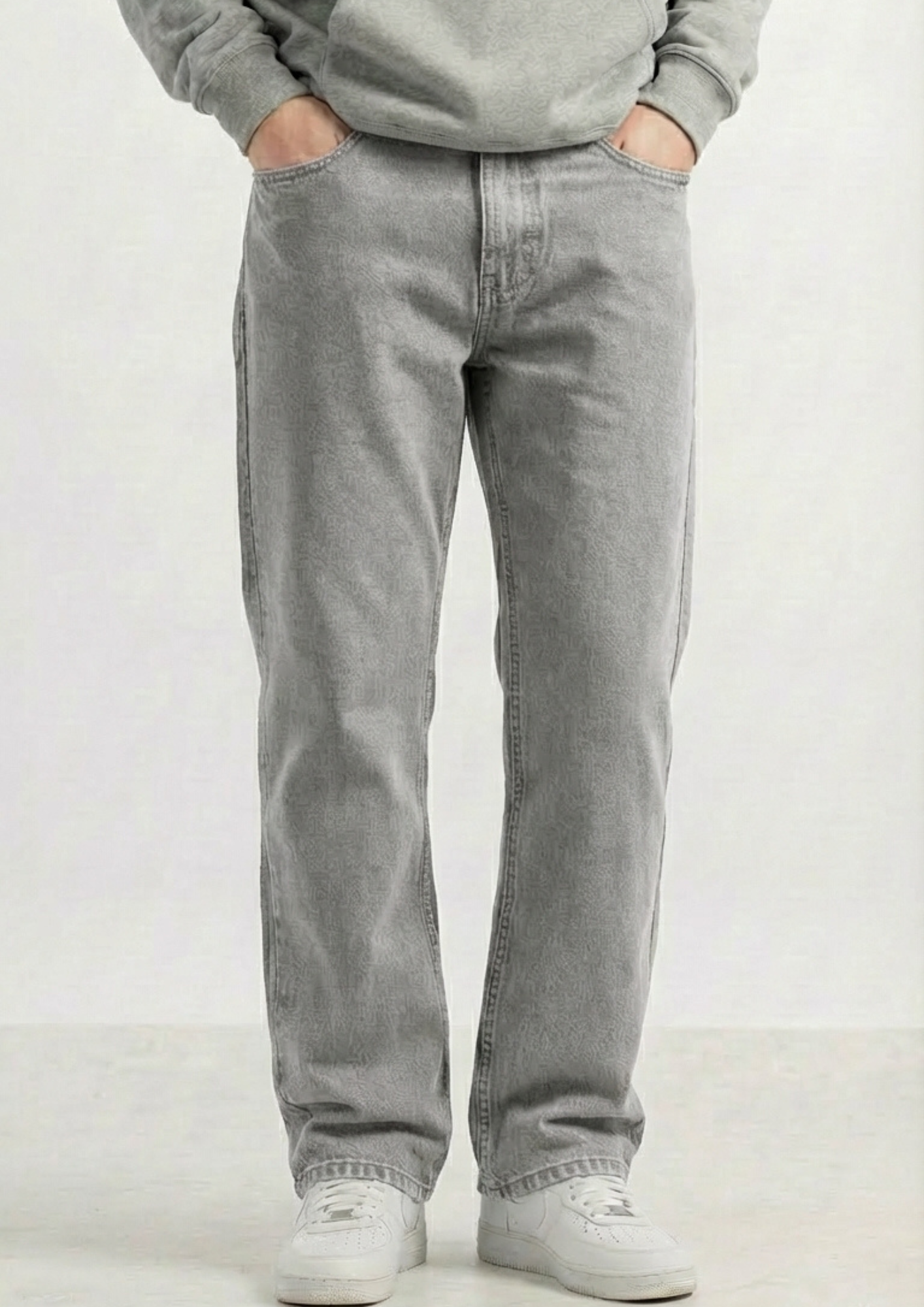 Men's Regular Fit Pack Of 2 - Jeans (Light gray & Light blue)