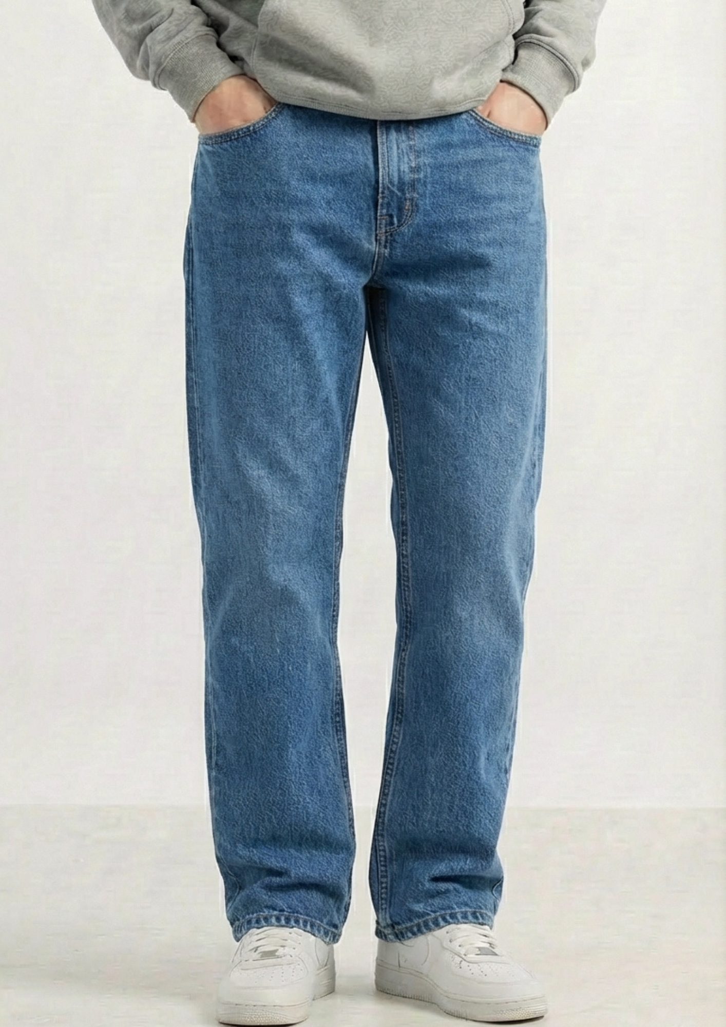 Men's Regular Fit Pack Of 2 - Jeans (Black & blue)
