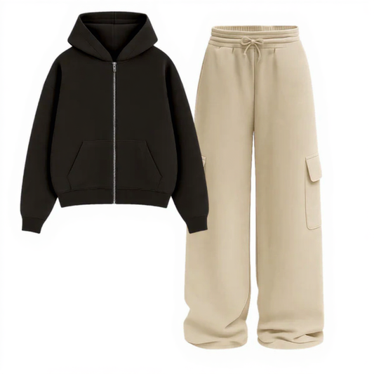 Straight Leg Cargo With Fleece Zipper