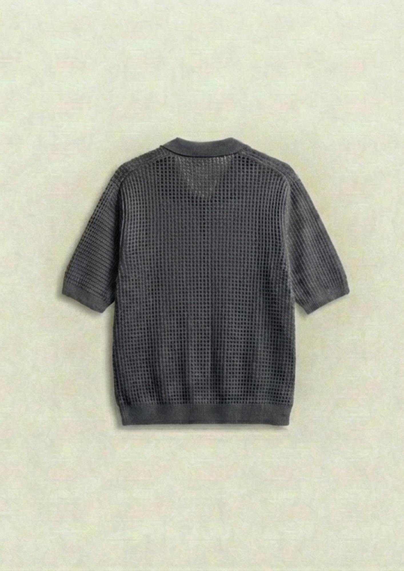 Pack of 2 – Waffle Knit Zipper Polo - (Dodger Blue – Charcoal)