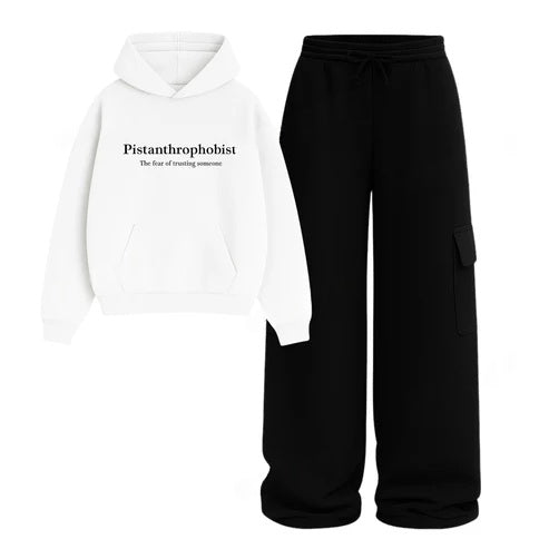 Straight Leg Cargo With Pistanthrophobist Hoodie