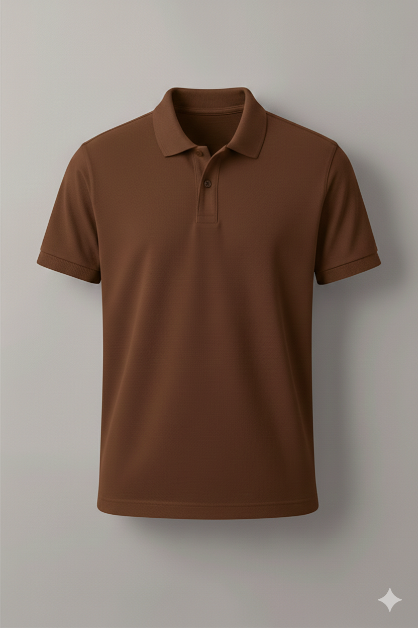 Polo Shirt Pack of Two (MAROON AND BROWN)