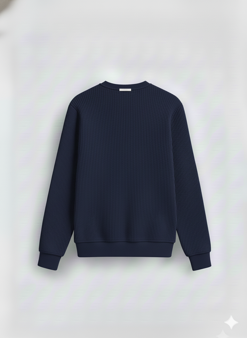 2 Pieces Waffle Knit Henley Pack (Navy & Gray)