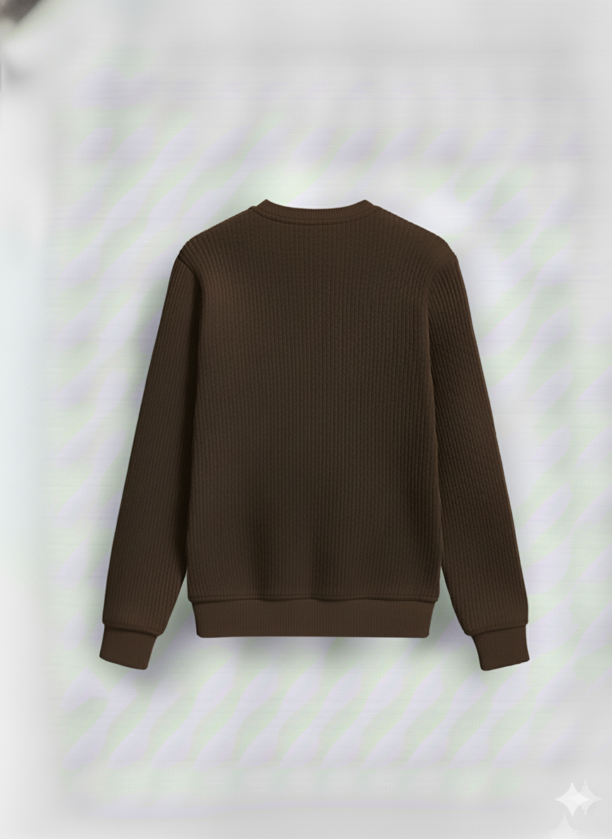 2 Pieces Waffle Knit Henley Pack (White & Dark Brown)