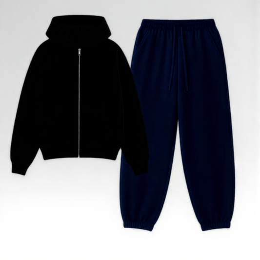 Sweatpants With Fleece Zipper