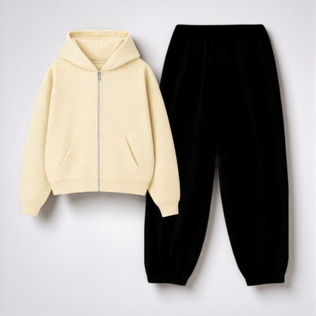 Sweatpant With Fleece Zipper