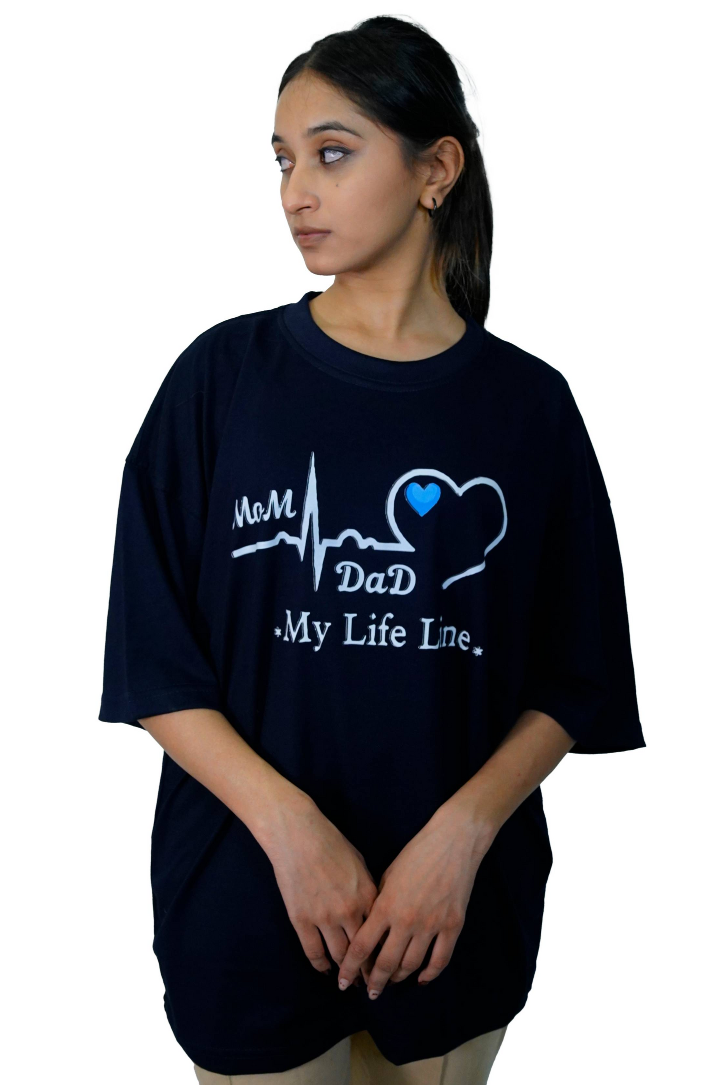 Oversized Mom Dad My Life Line