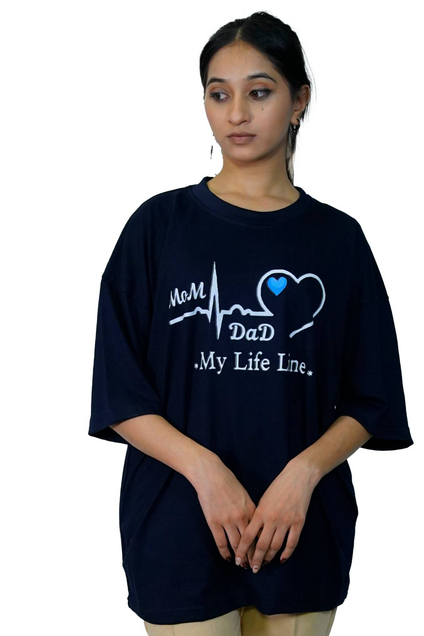 Oversized Mom Dad My Life Line